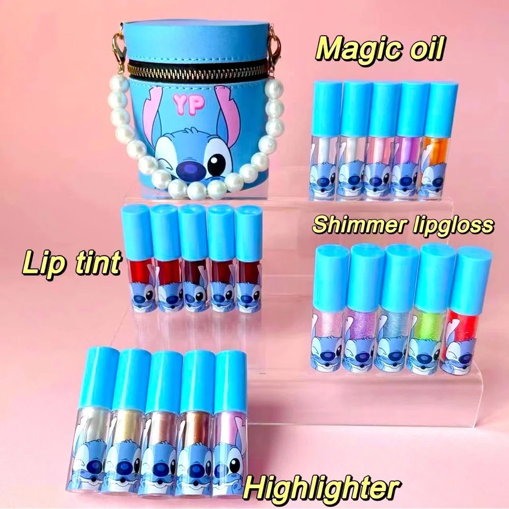 Stitch lipgloss Lip tint Bag set
